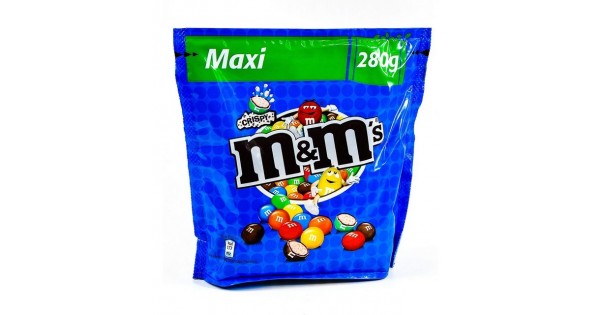M&M Maxi Crispy Pouch 280g