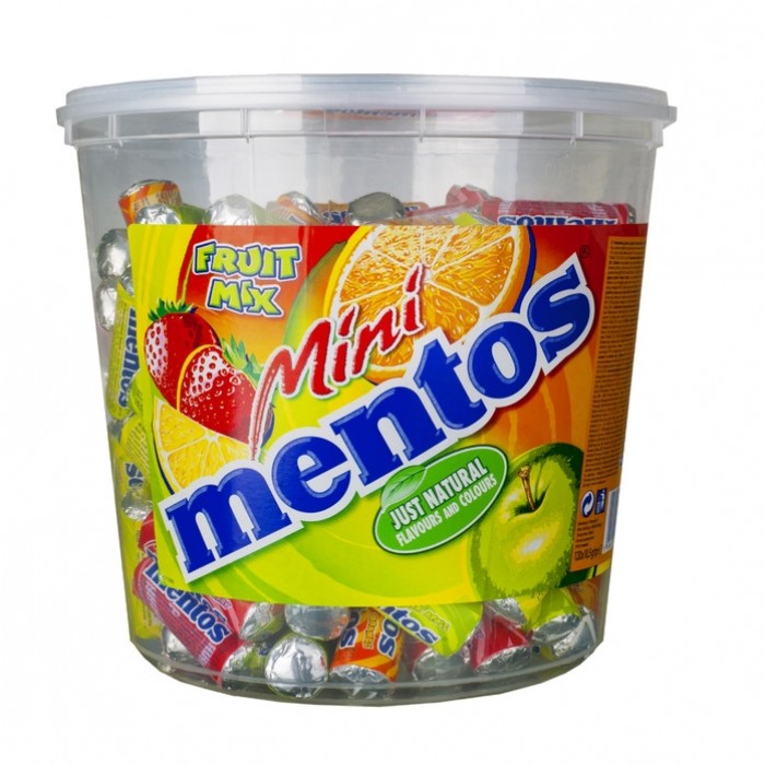 Mentos Mini Assorted Rolls 120pcs