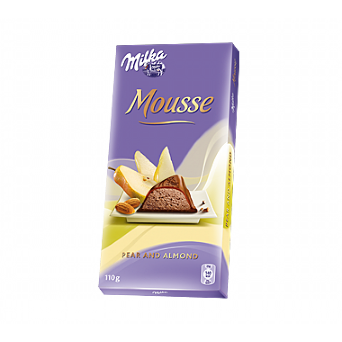 Milka Mousse Pear and Almond 110g
