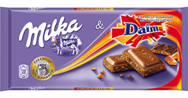 Milka & Daim Chocolate