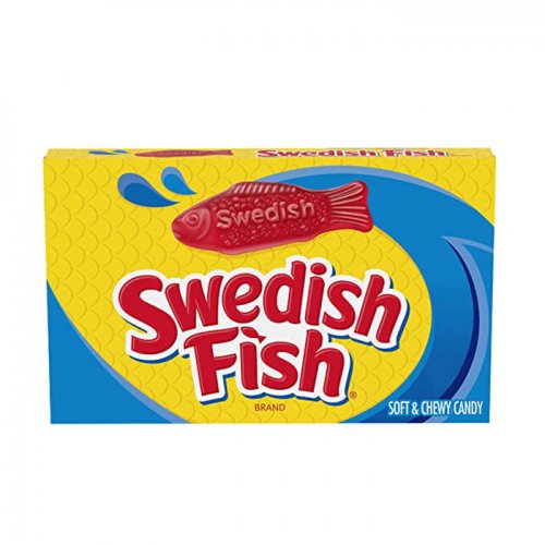 SWEDISH FISH RED THEATER BOX  87,9g  UPC 70462431230