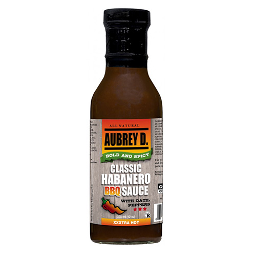 Aubrey D. Classic Habanero BBQ with Datil Peppers 375ml