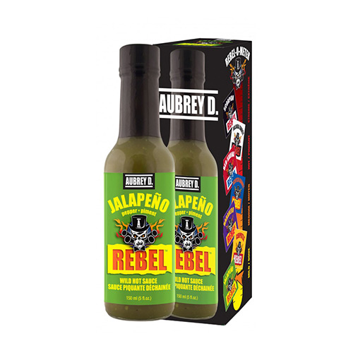 Aubrey D. Rebel JALAPENO Hot Sauce 150ml