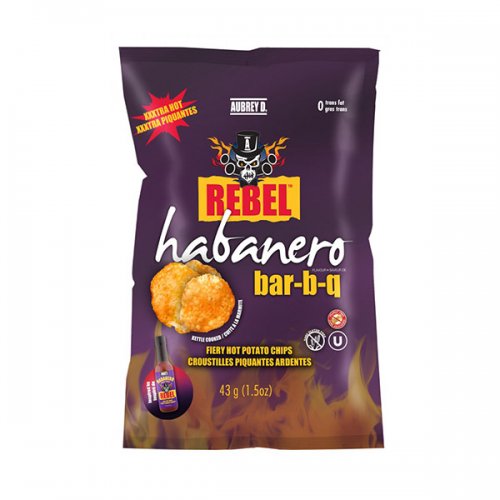 Aubrey D. Rebel HABANERO BAR-B-Q Potato Chips 43g