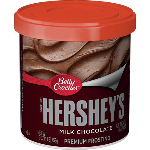 Betty Croocker HERSHEY'S Milk Chocolate Frosting 16oz