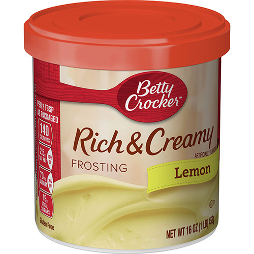 Betty Crocker Lemon Rich & Creamy Frosting 16oz