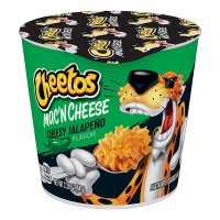 CHEETOS Mac and Cheese Cheesy Jalapeño Cup 64g UPC 0001530001496