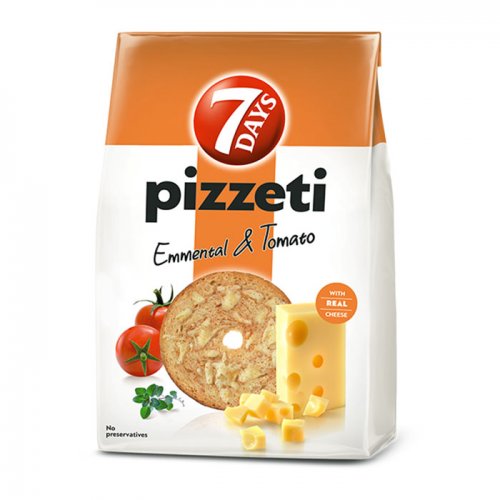 7Days Pizzeti Cheese and Tomato 80g EAN 5201360620555