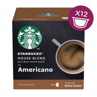 STARBUCKS Americano House Blend Medium Roast for Nescafe Dolce Gusto