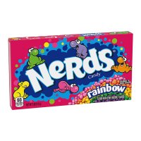 NERDS Rainbow Video box 5oz UPC 079200558338