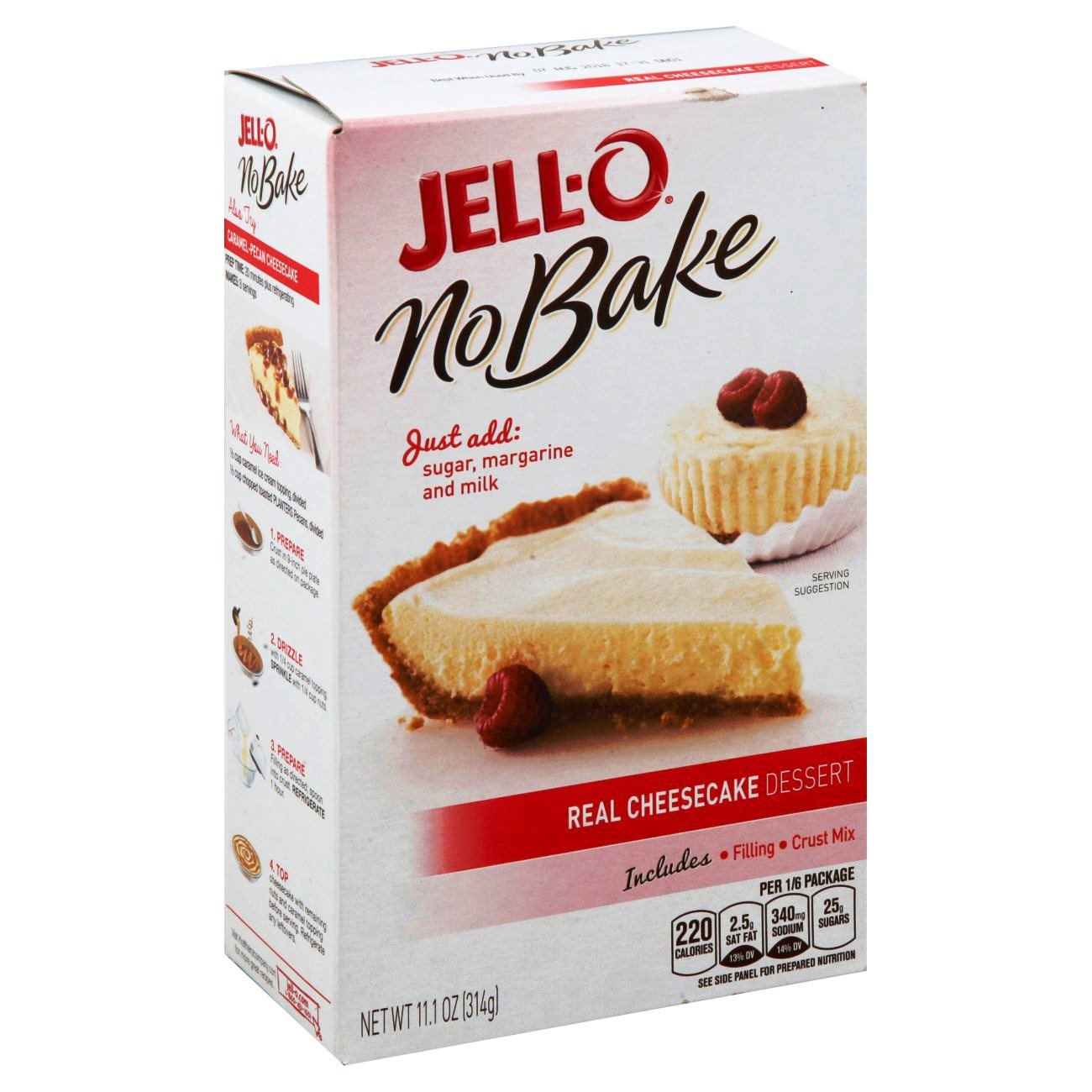 Jell-o No Bake Cheese Cake 314g - Kraft Jell-o No Bake Cheese Cake 314g