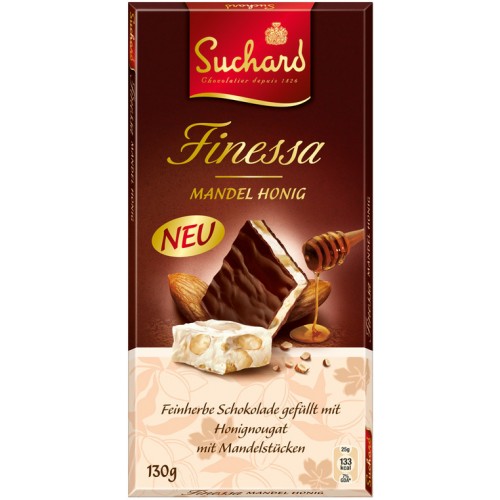 Suchard Finessa Almond & Honey 130g