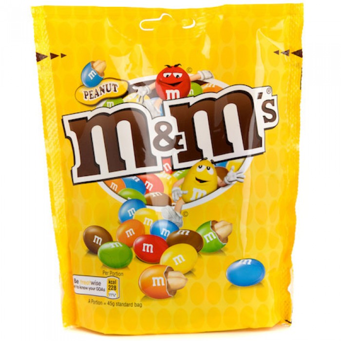 M&M Maxi Crispy Pouch 335g