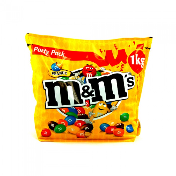 Brand New M&M's Peanut Party 1Kg 2Kg 5Kg Bag Fresh Stock Sweets  Chocolate