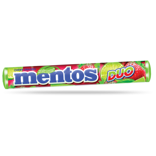 Mentos DUO Lime Strawberry Roll 37.5g