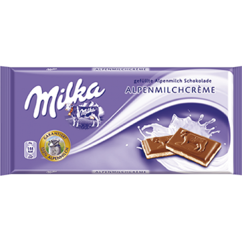 Milka Alpine Milk Cream 100g