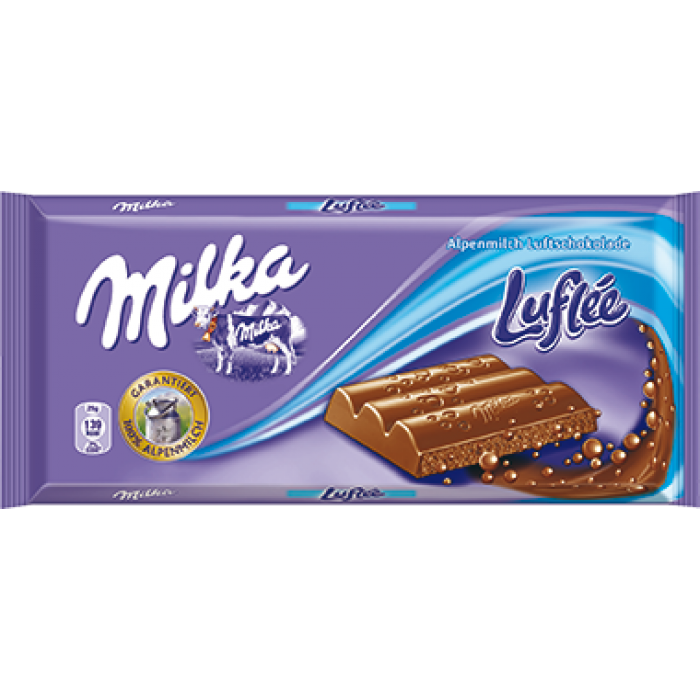 Милка слушать. Шоколад Milka Luflee Alpine Milk 100 гр. Альпийский молочный шоколад Milka 100. Milka Choco Rise 100гр*20шт шоколад. Шоколад Milka bubbly Alpine Milk 90гр.