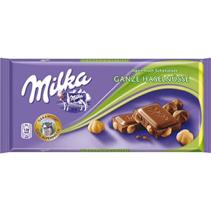 MILKA 100G WHOLNUTS