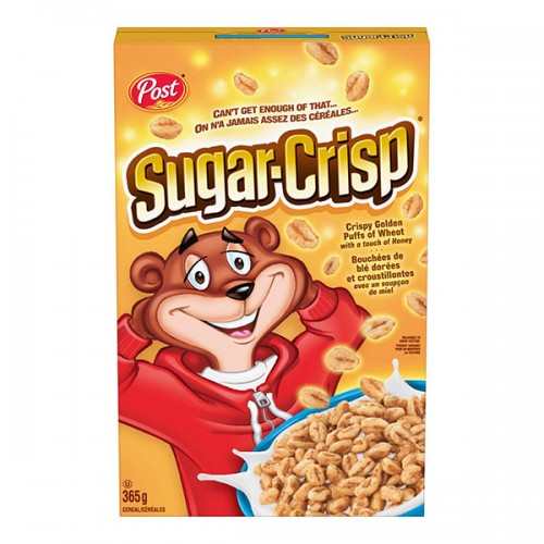 Post Sugar Crisp Cereal 365g 628154138006