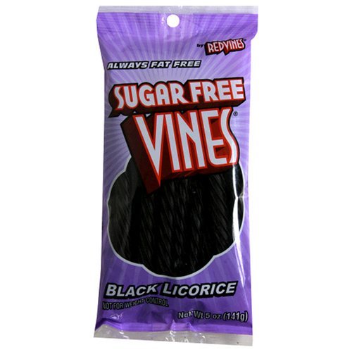 American Licorice Sugar Free Black Licorice Twists 5oz Bag
