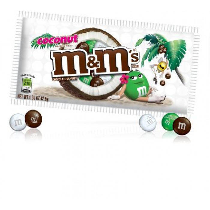 M&M'S Thai Coconut Peanut Chocolate Candy Flavor Vote 9.6 Ounce